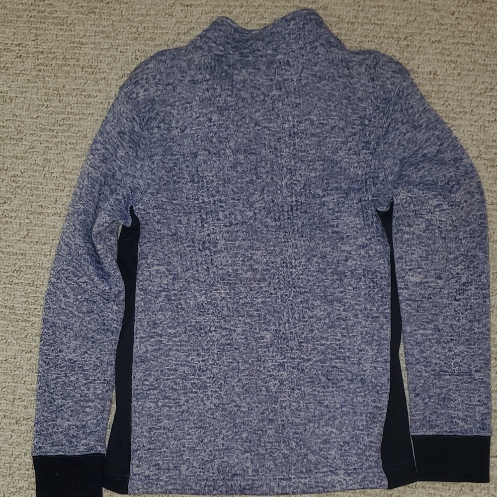 Merona Men's Heathered Blue Zip-Up Sweater